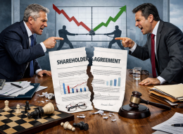 Resignation of a shareholder